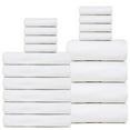thumbnail image 1 of Dewall Maisons Elegant White 18-Piece Towel Set For Superior Bathing ComFort - High-Quality , 100% Cotton - 4 Bath Towels, 6 Hand Towels, 8 Washcloths - Ideal For Home & Hospitality, 1 of 11