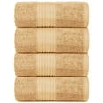 thumbnail image 1 of Dewalls Maisons 4-Pack Large Bath Towels, 100% Cotton 27x54 Inches, Quick Drying, Super Absorbent, Perfect for Daily Use, Bathroom & Hotel - Beige Color, 1 of 9