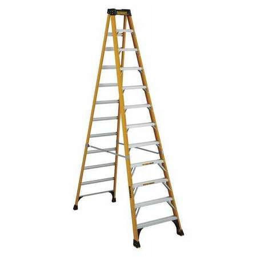 Dewalt 12-Foot Fiberglass Stepladder, 375-pound Load Capacity, Type IAA, DXL3410-12