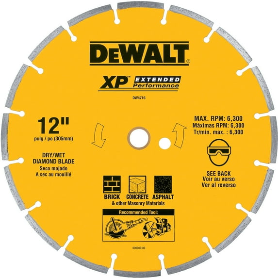 Dewalt 12" Segmented Diamond Blade