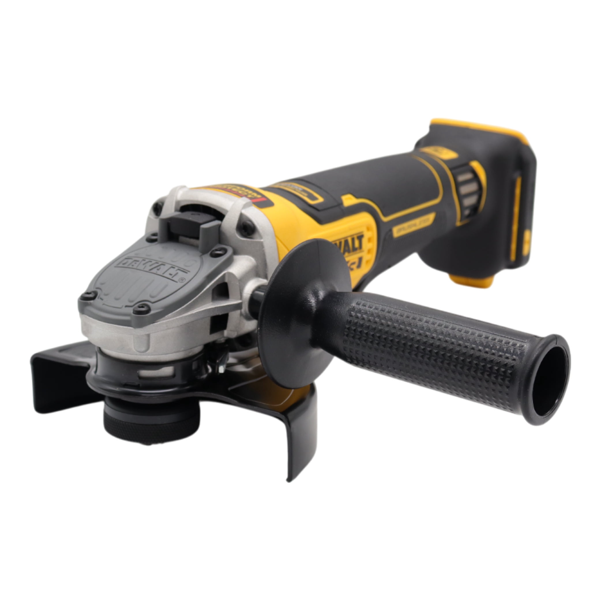 DEWALT 20V MAX XR 4-1/2 in to 5 in Brushless Angle Grinder (DCG410B) – 1,590 MWO, 9,000 RPM, Anti-Rotation System, Tool Only
