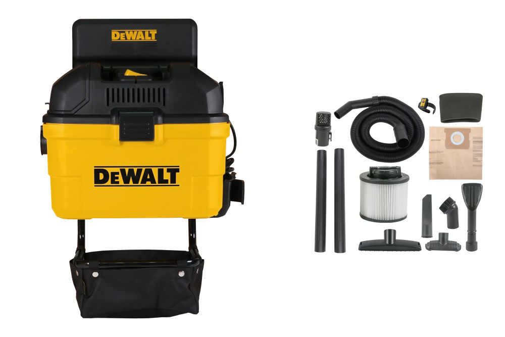 Dewalt Gallon Wall Mounted Wet/dry Vacuum With Wireless On/off Control 