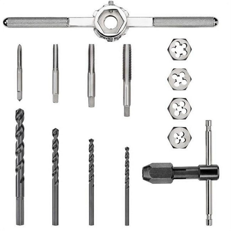 Fractional Tap and Large Hexagon Die Set (14-Piece) Fractional Tap and Large Hexagon Die Set (14-Piece)