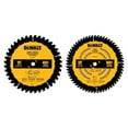 thumbnail image 1 of DeWalt DWA110CMB Circular Saw Blades, 40 & 60-Tooth x 10 In., 2-Pk. - Quantity 1, 1 of 6