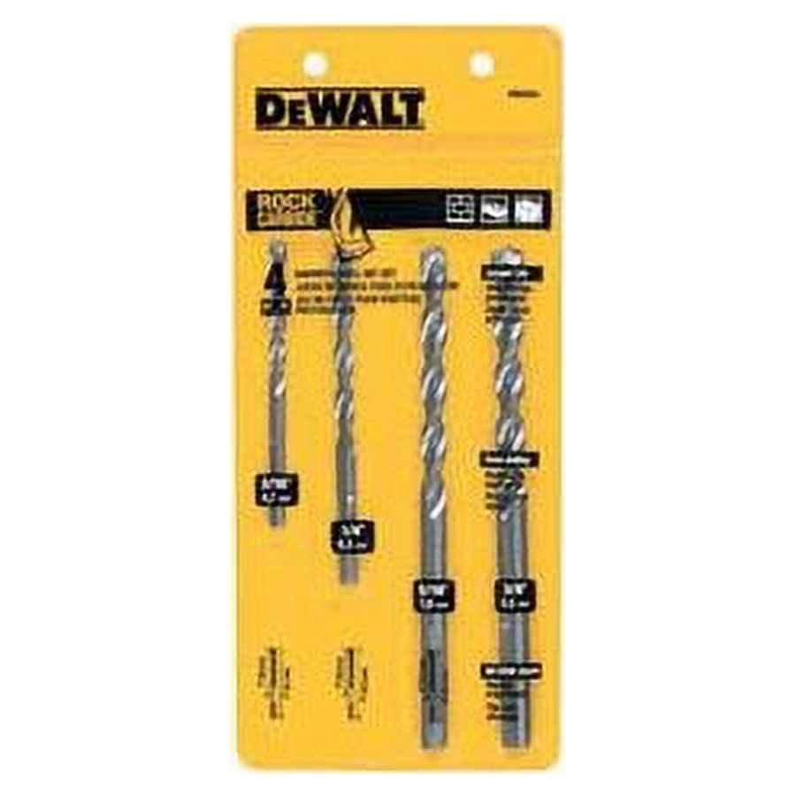 Dewalt Accessories 4 Piece Masonry Bit Set DW5204