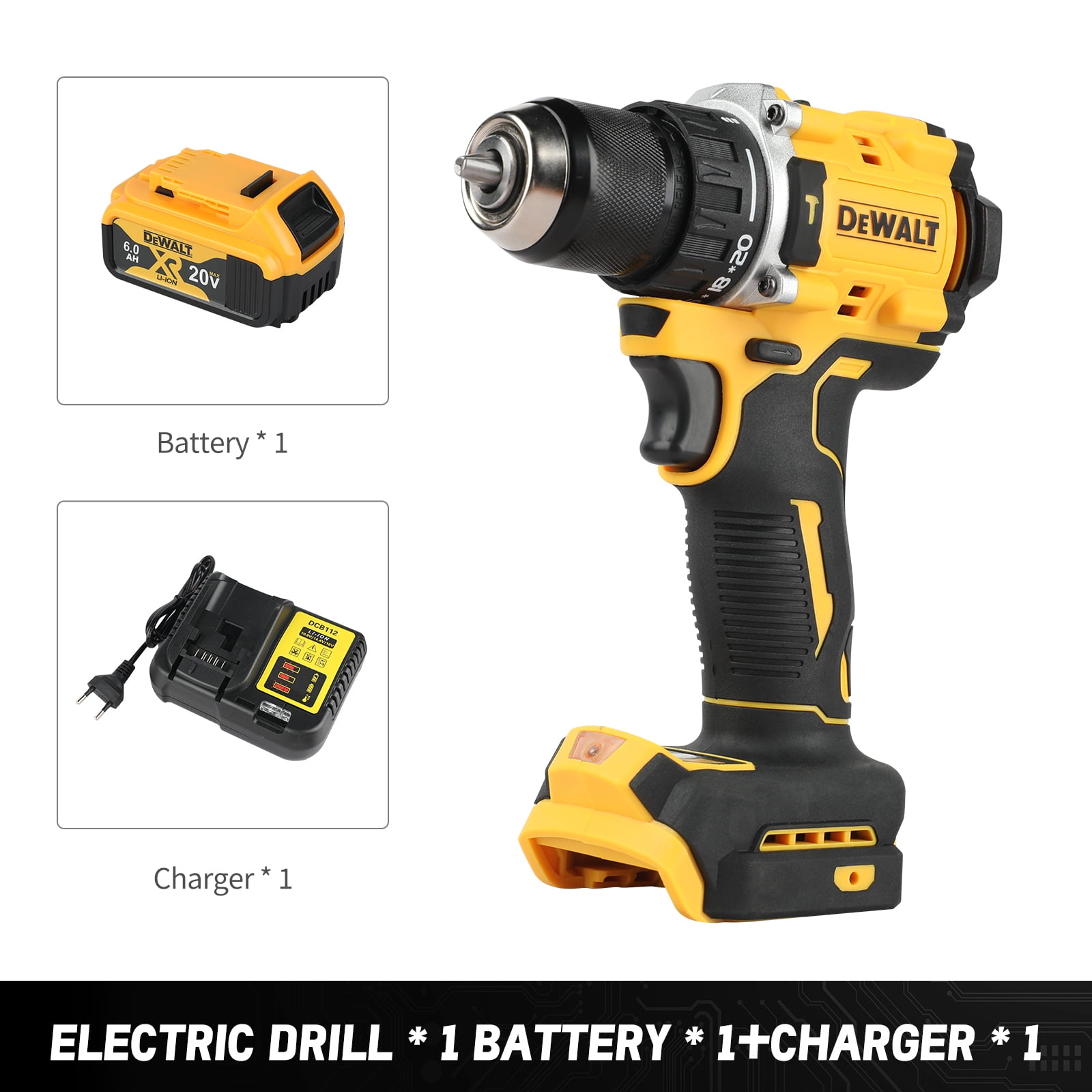Dewalt Battery Rechargeable Power Wrench, 1/2 Car Truck Maintenance ...