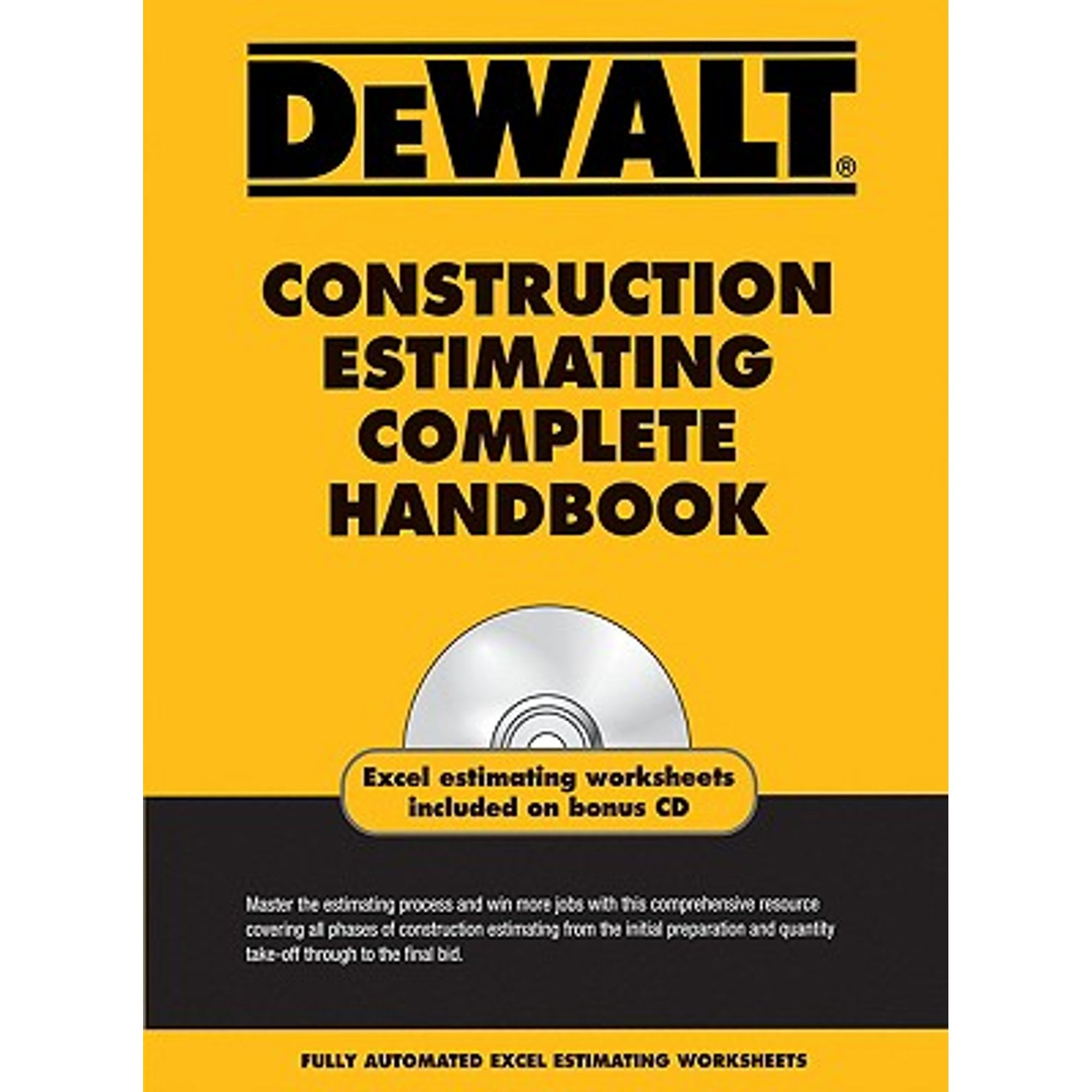 Pre-Owned DEWALT Construction Estimating Complete Handbook (Paperback) 1435498992 9781435498990