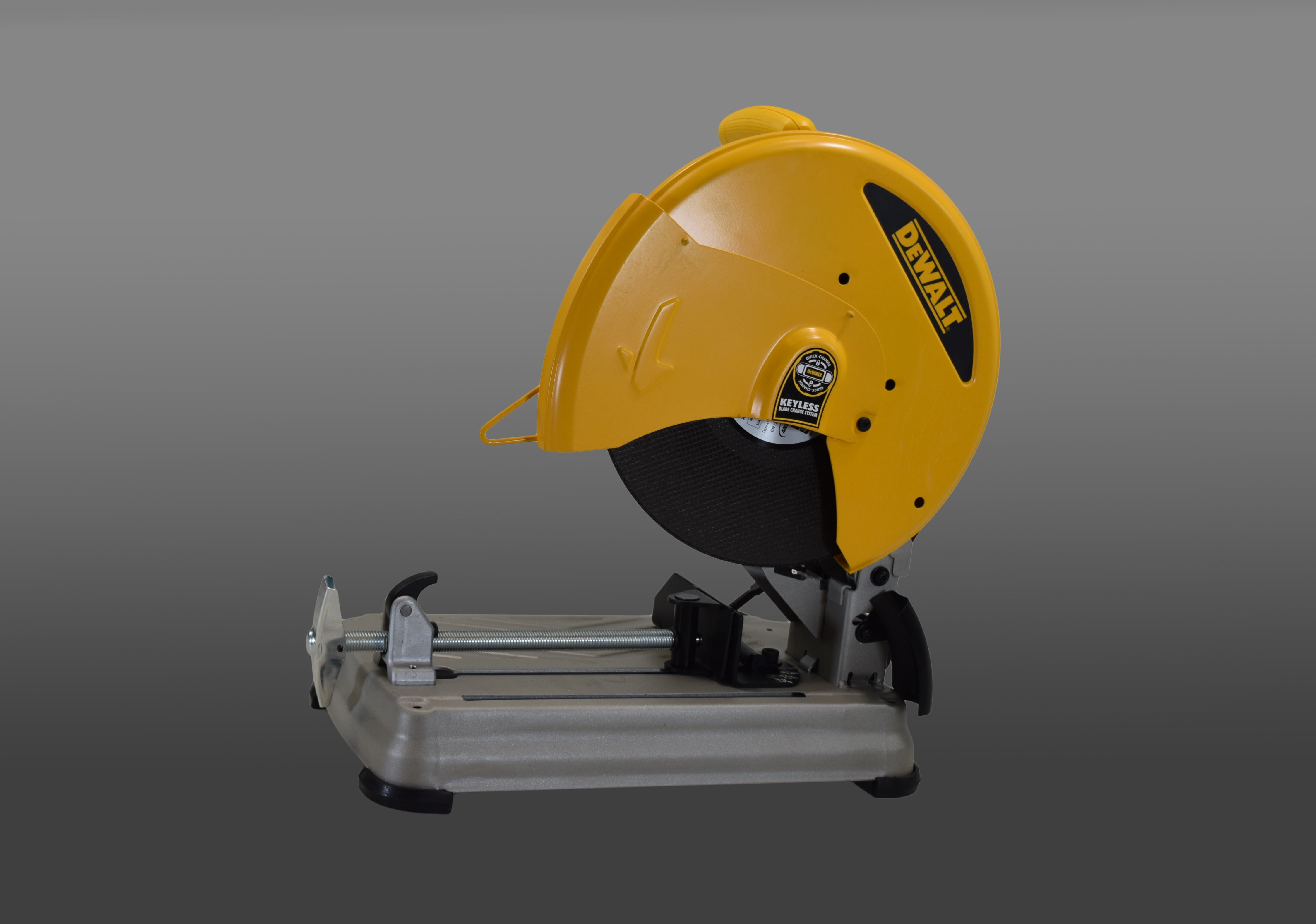 DEWALT D28715 14-Inch Quick-Change Chop Saw With DWA8011 General Purpose Wheel – 15 Amp Motor, 5.5 HP, Fast Cutting