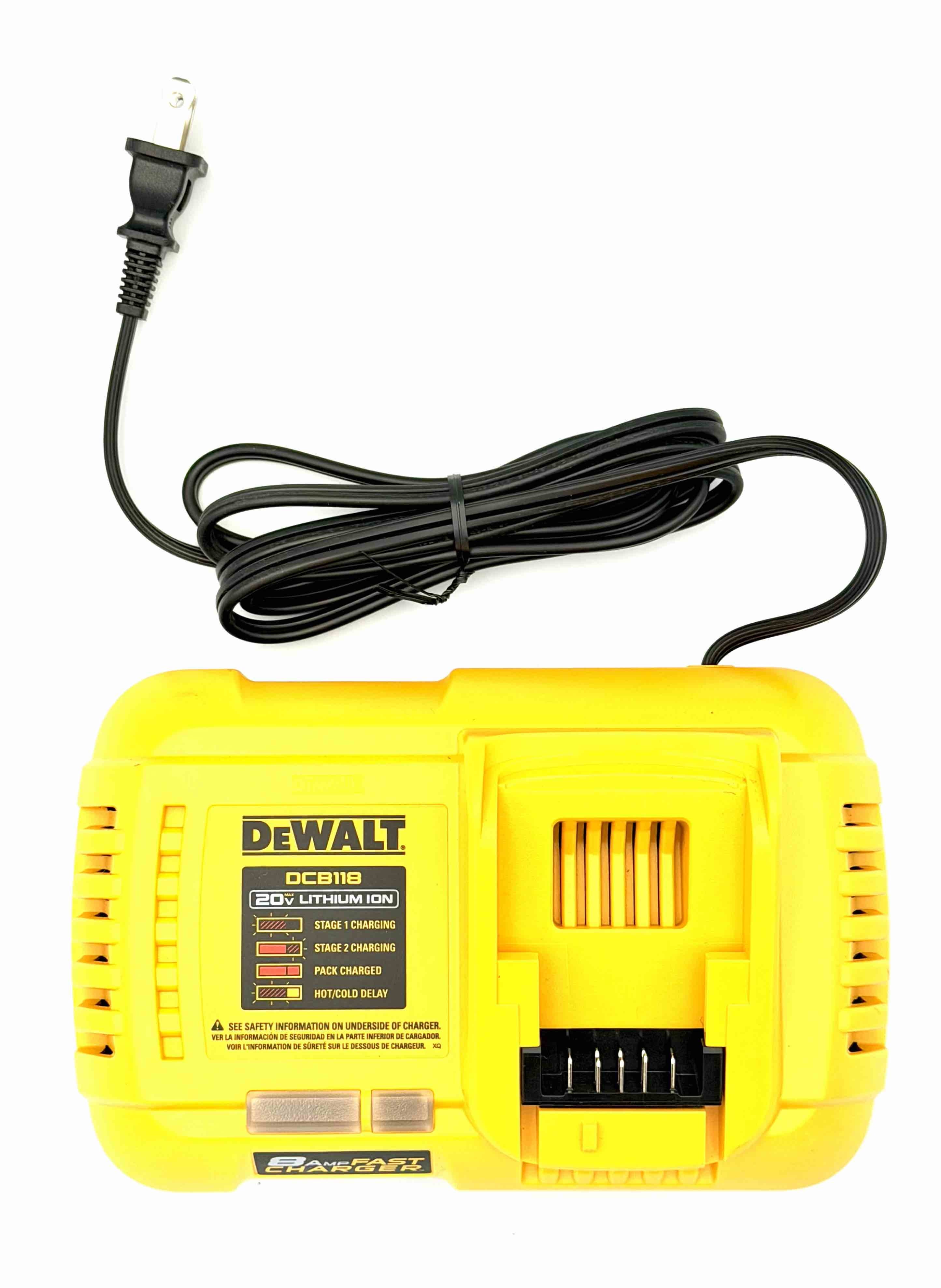 Dewalt DCB118 20V/60V MAX 4/8 Amp Fan-Cooled Fast Charger