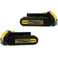 thumbnail image 1 of Dewalt DCB201 20V 1.5Ah Max Lithium-Ion Battery Pack (2-Pack), 1 of 5