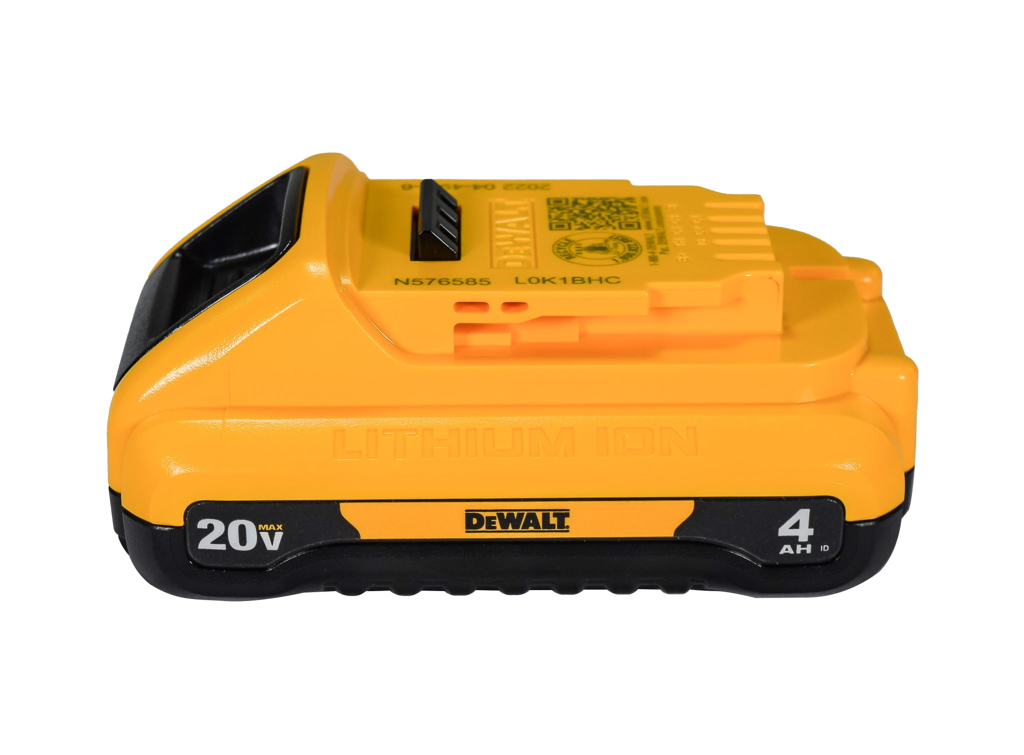 DEWALT 20V MAX 4.0Ah Compact Lithium-Ion Battery Pack (DCB240) – Extended Runtime, Lightweight Design, LED Fuel Gauge