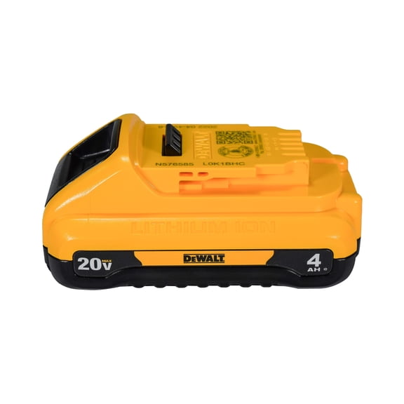 DEWALT 20V MAX 4.0Ah Compact Lithium-Ion Battery Pack (DCB240) Extended Runtime, Lightweight Design, LED Fuel Gauge