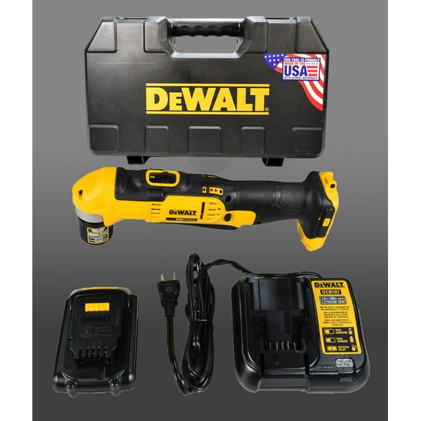 Dewalt DCD740C1 20 Volt MAX Lithium Ion Compact Right Angle Drill Kit 1.5 Ah