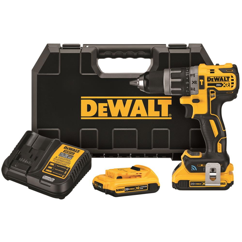 Dewalt-DCD797D2 20V MAX XR Tool Connect Compact Hammerdrill Kit