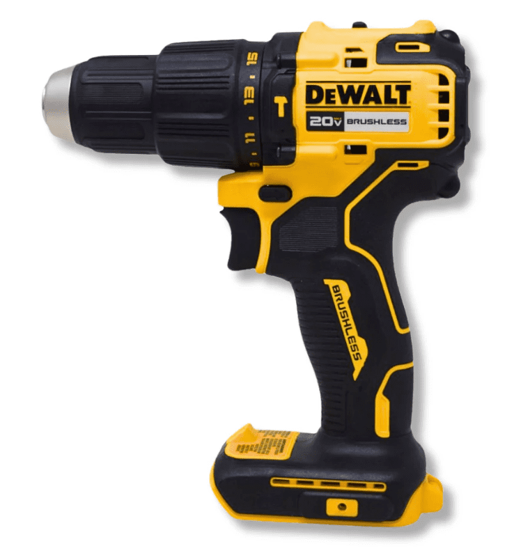 DEWALT 20V MAX Brushless 1/2 in Hammer Drill (DCD798B) – Compact Design, Integrated LED Work Light, Tool Only