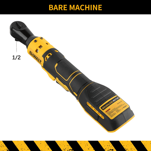 Dewalt DCF512 1/2 Inch Brushless Ratchet Right Angle Wrench LED Cordless Driver Variable Speed Power Wrench 20V Power Tools
