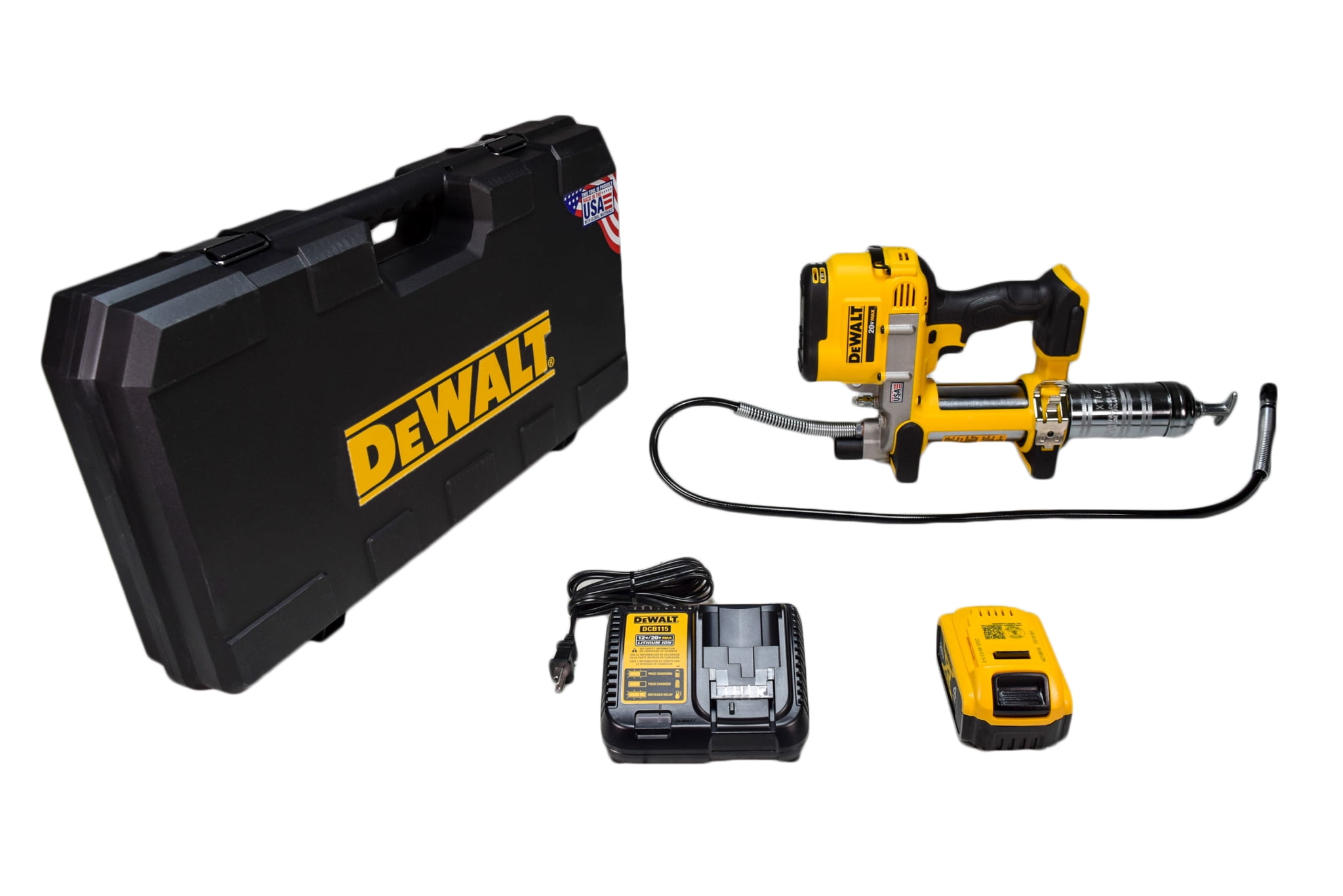 Dewalt DCGG571M1 20V MAX Cordless Li-Ion Grease Gun Kit