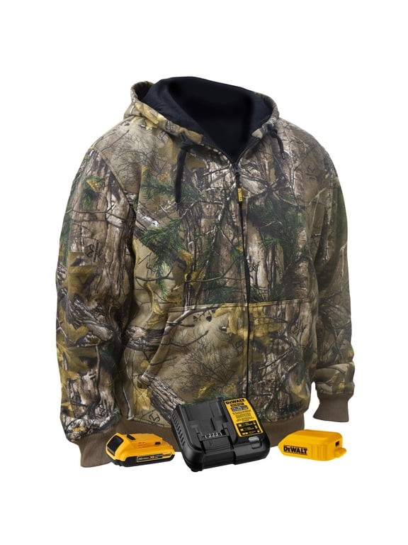 20V MAX REALTREE XTRA Lithium-Ion Heated Hoodie Sweatshirt Kit - Large, Camouflage (2 Ah)