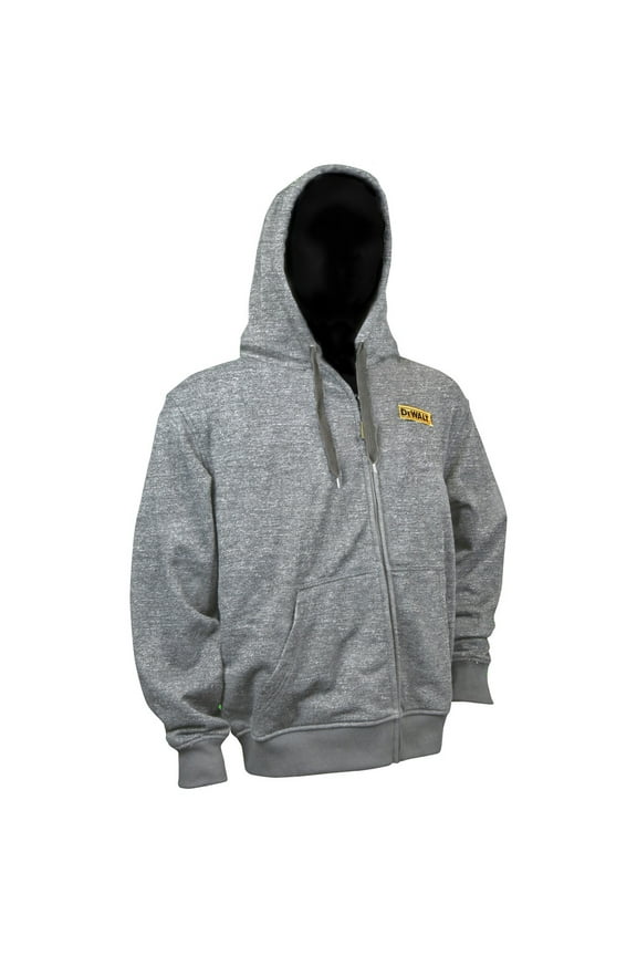 20V MAX Lithium-Ion Men's French Terry Heated Hoodie - Extra Large, Gray (Jacket Only)