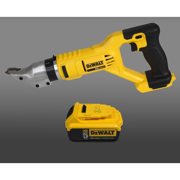 Dewalt DCS491B 20V 18 Gauge Swivel Head Shears w/ DCB205 20V 5.0AH Battery
