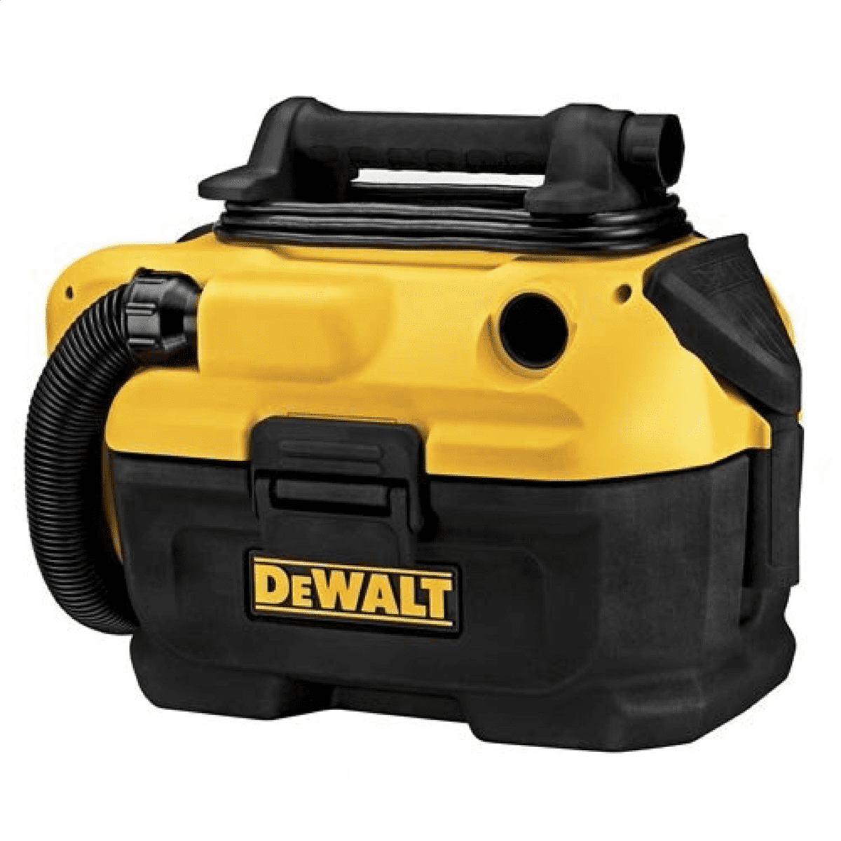 Yellow and Black Cordless Wet-Dry Handheld Vacuum with HEPA Filter
