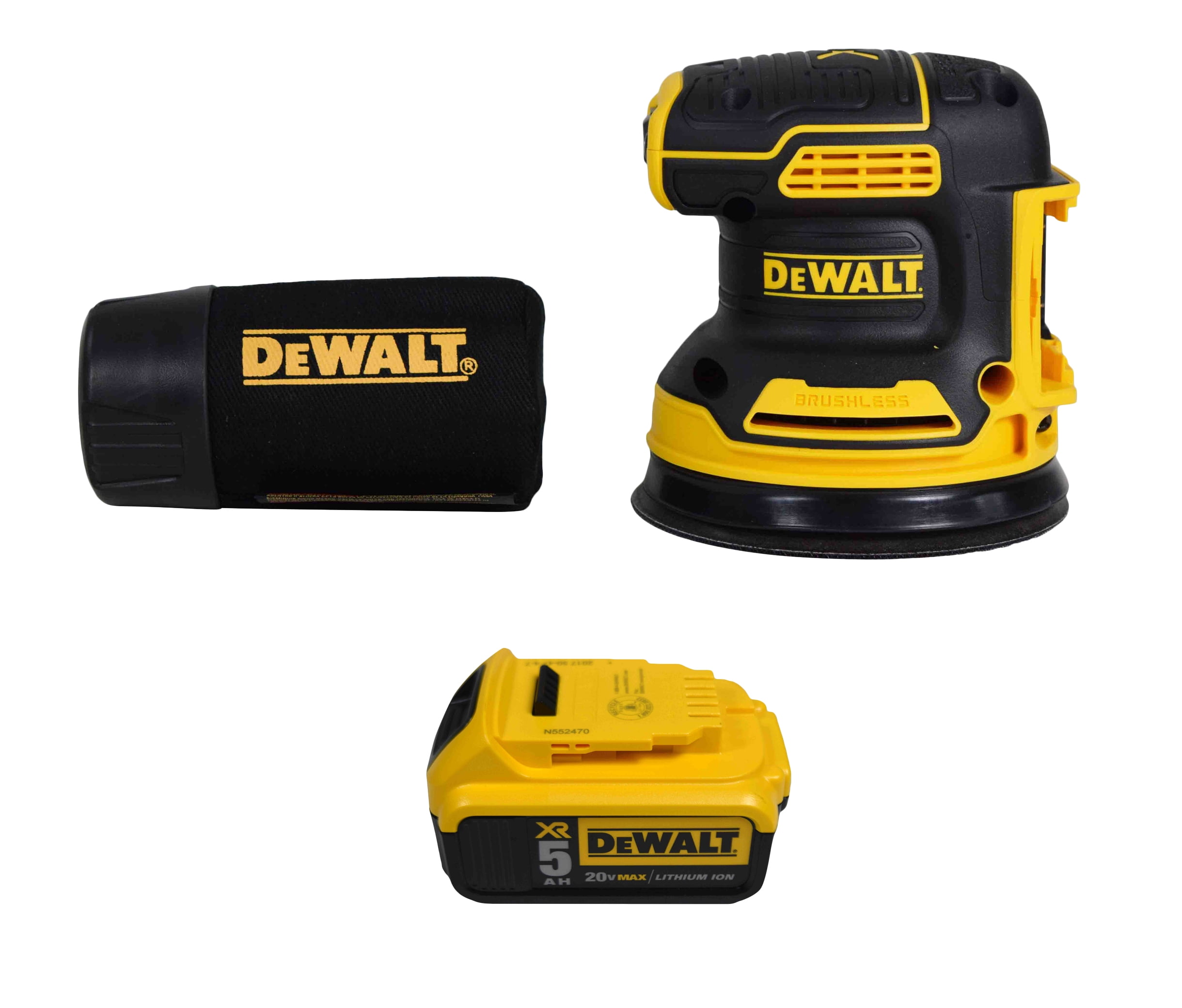 Dewalt DCW210B 20V 5" Random Orbital Sander w/ DCB205 20V 5.0AH Battery