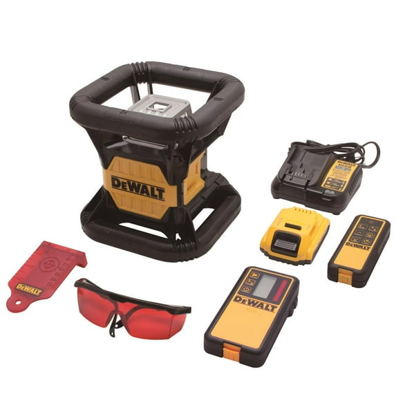 Dewalt-DW079LR 20 V MAX* Tough Red Rotary Laser