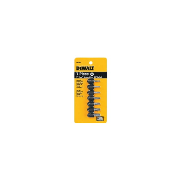 Dewalt DW2067 7-Piece 1 in. Torx Bit Tip Set