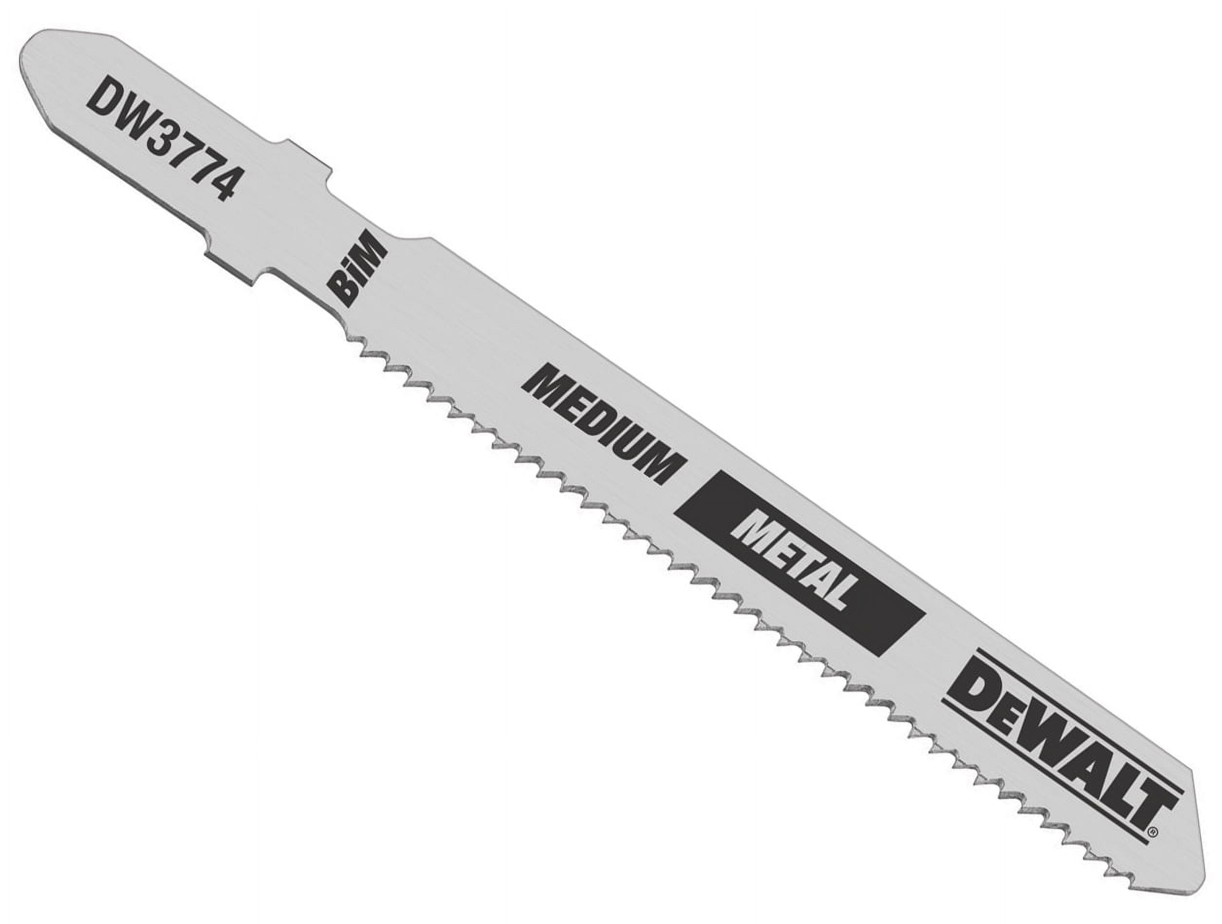 Dewalt DW37745 BiMetal Jig Saw Blade, 3in L, 18 TPI