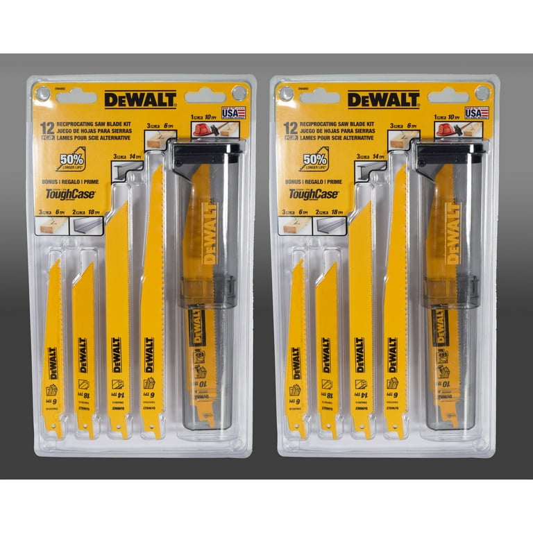 DEWALT 12-Pack Demolition Reciprocating Saw Blade Set DEWALT 12-Pack Demolition Reciprocating Saw Blade Set