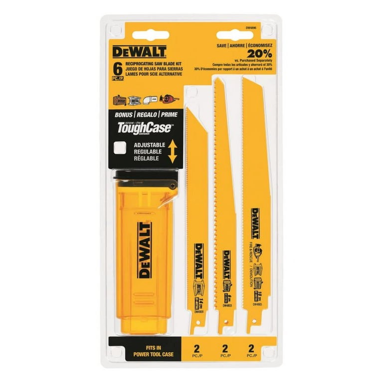 DEWALT 12-Pack Demolition Reciprocating Saw Blade Set DEWALT 12-Pack Demolition Reciprocating Saw Blade Set