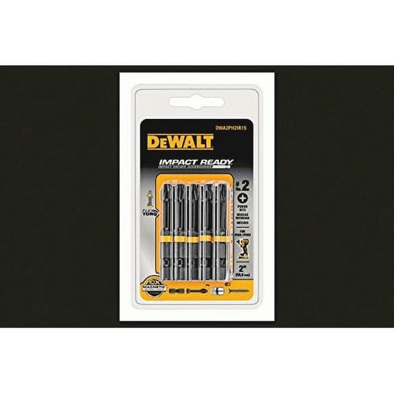 Dewalt DWA2PH2IR15 Screwdriver Bit, 1/4 in Hex Shank 5 Pack