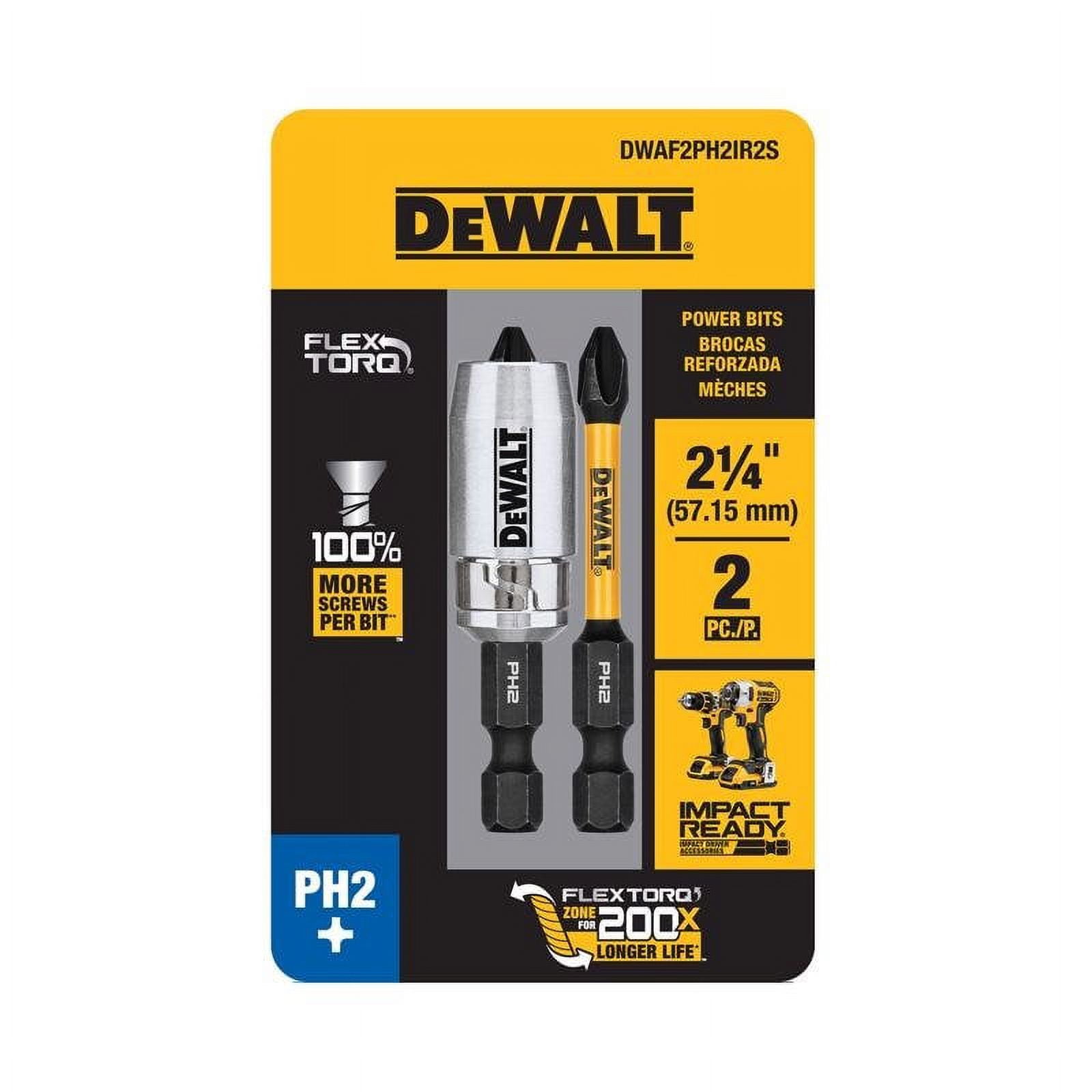 Dewalt DWA2PH2IR2S 2 in. PH2 Impact Ready 2PK with Sleeve
