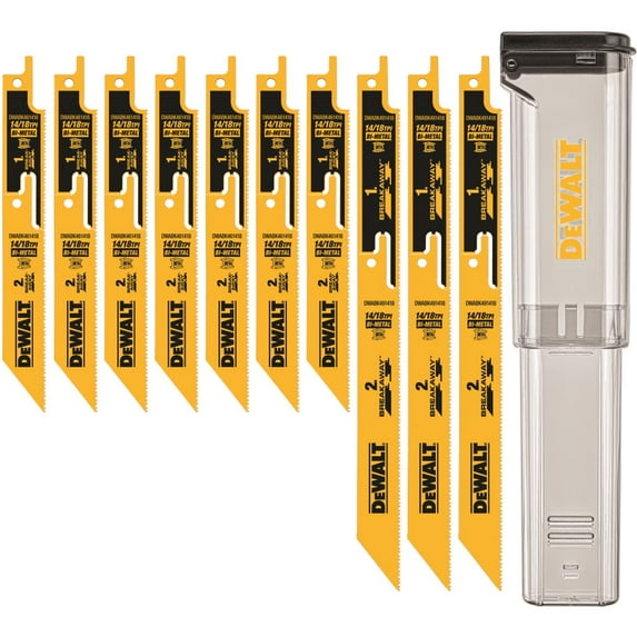 Dewalt-DWABK410SETCS BREAKAWAY Recip 10 pc. Set W/Case