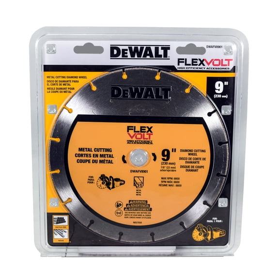 Dewalt DWAFV8901 Flexvolt 9" Metal Cutting Diamond Wheel