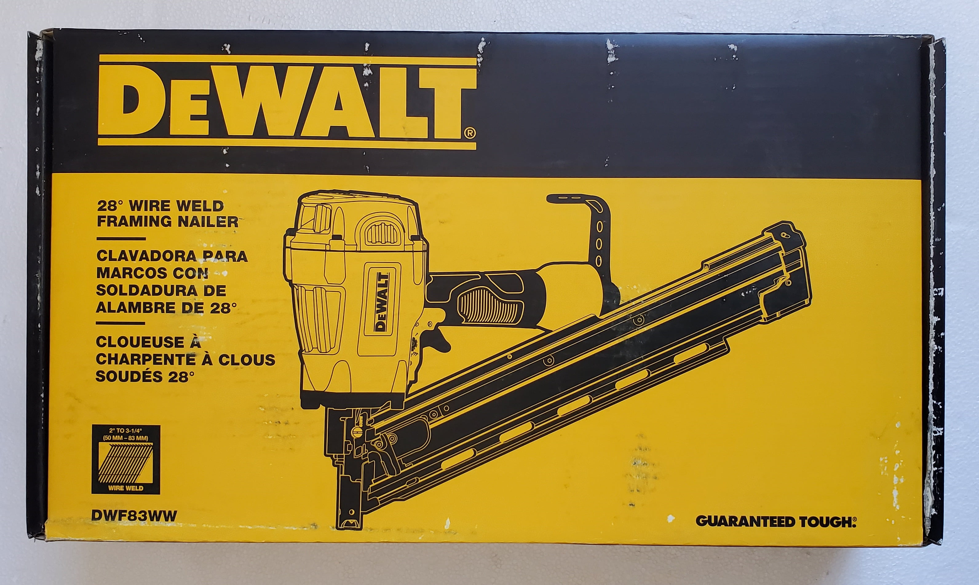 Dewalt-DWF83WW 28 Degree Wire Weld Framing Nailer