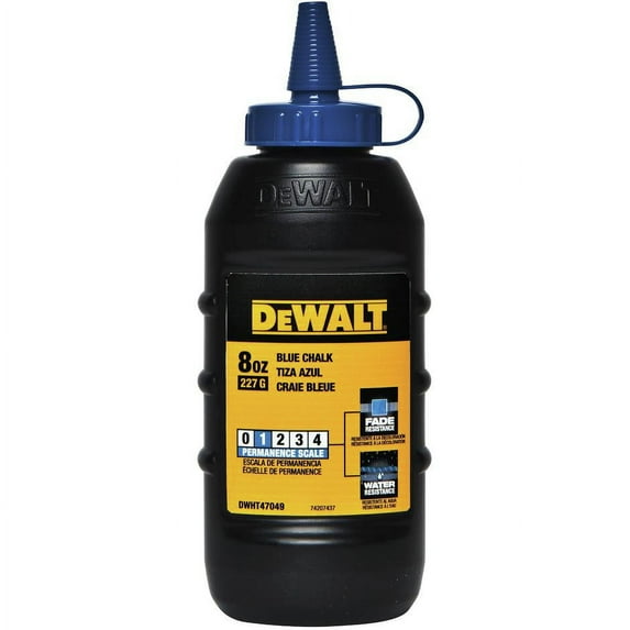 Dewalt DWHT47049L 8 oz. High-Grade Reel Chalk (Blue)
