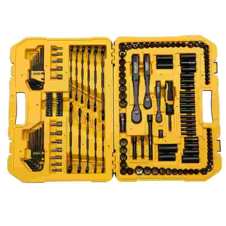 Dewalt Black Chrome 181-piece Mechanics Tool Set: Sockets