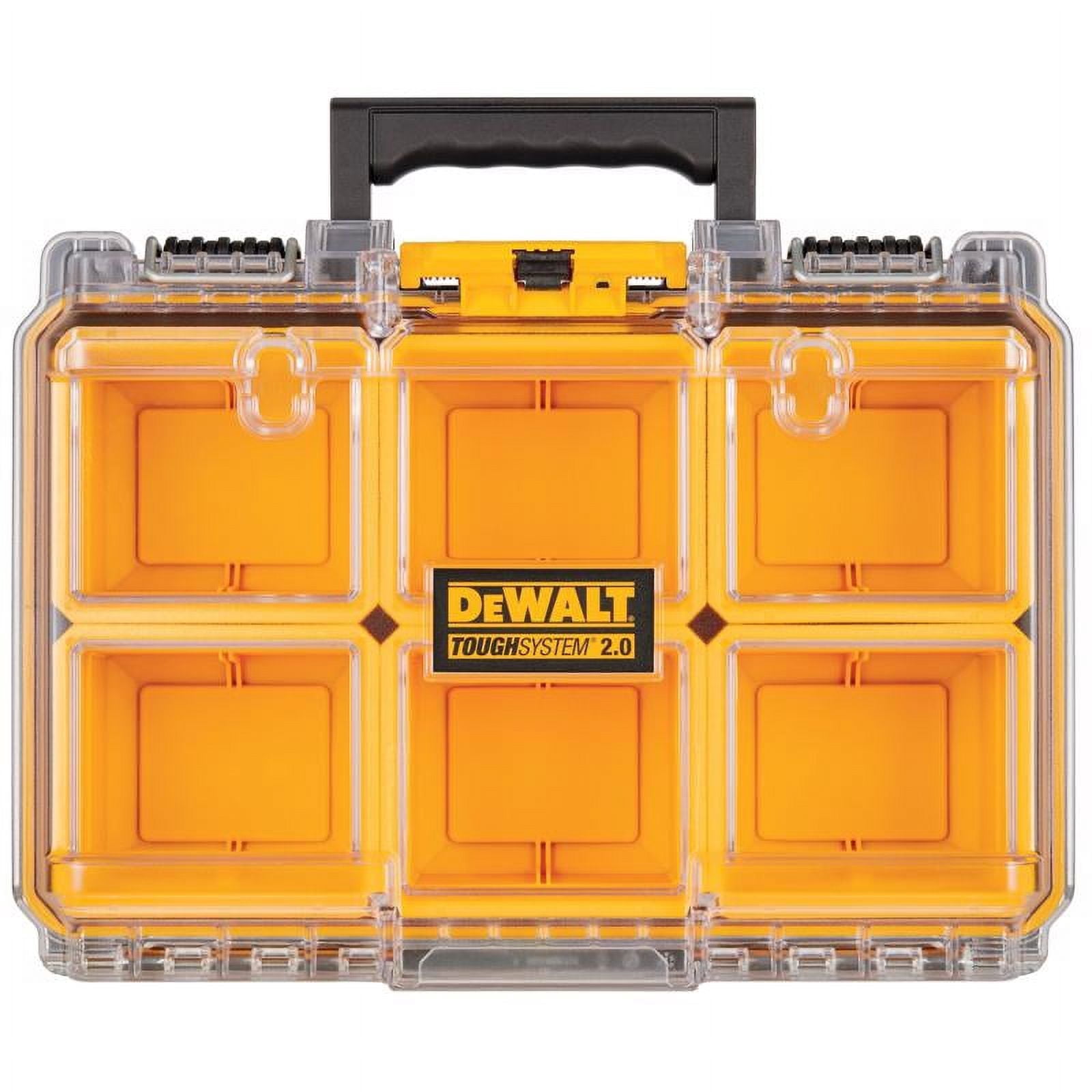 DEWALT ToughSystem 2.0 Deep Compact Tool Organizer - Water-Resistant - 1 Pack