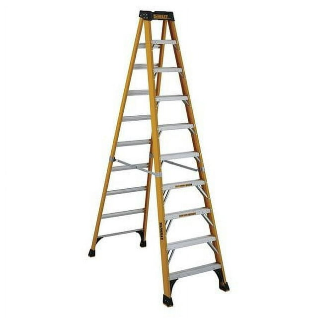 Dewalt-DXL3410-10 10' Fiberglass Step ladder 375lbs.