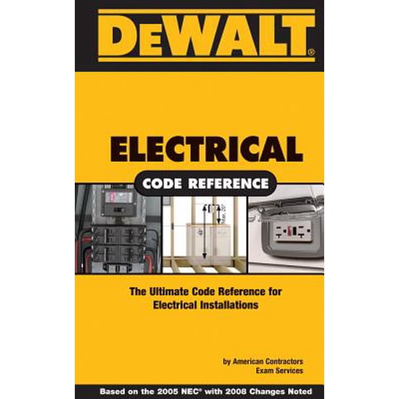 Pre-Owned Dewalt Electrical Code Reference (Other)
