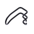 thumbnail image 1 of Dewalt Genuine OEM Belt Hook for DCS571 Circular Saw - N738755, 1 of 3