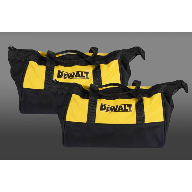 Dewalt Heavy Duty Tool Bag for Power Tools 15 inch Bag Yellow and Black