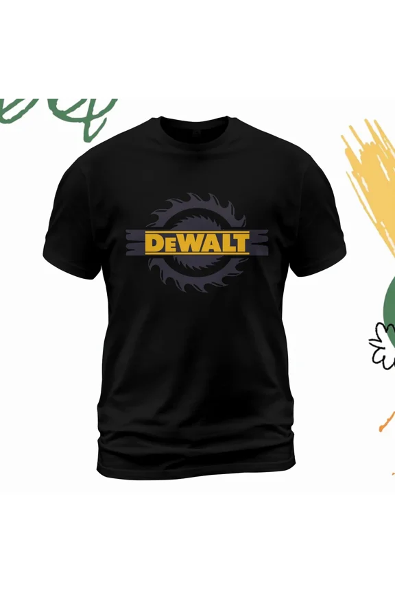 Dewalt Power Tools Logo T-Shirt Funny Size S-5XL Made in USA