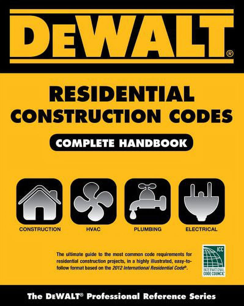 Pre-Owned Dewalt Residential Construction Codes, Complete Handbook (Paperback) 1133129536 9781133129530