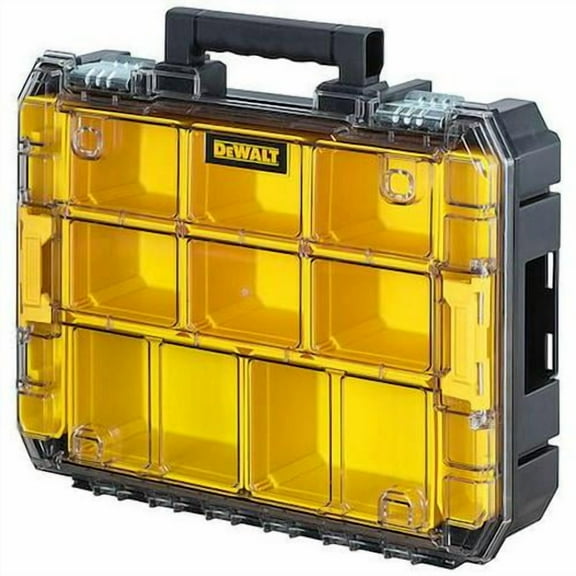 Dewalt Tool Box with 7 compartments, Plastic, 5 in H x 13 in W