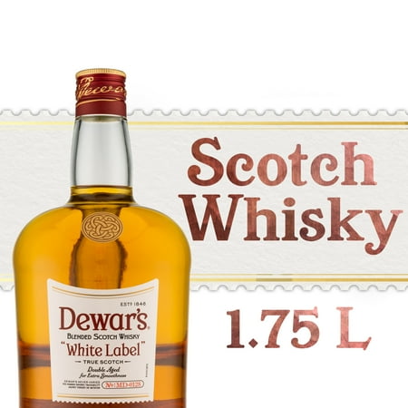 Dewar's White Label Blended Scotch Whisky, 1.75 L Bottle, ABV 40%