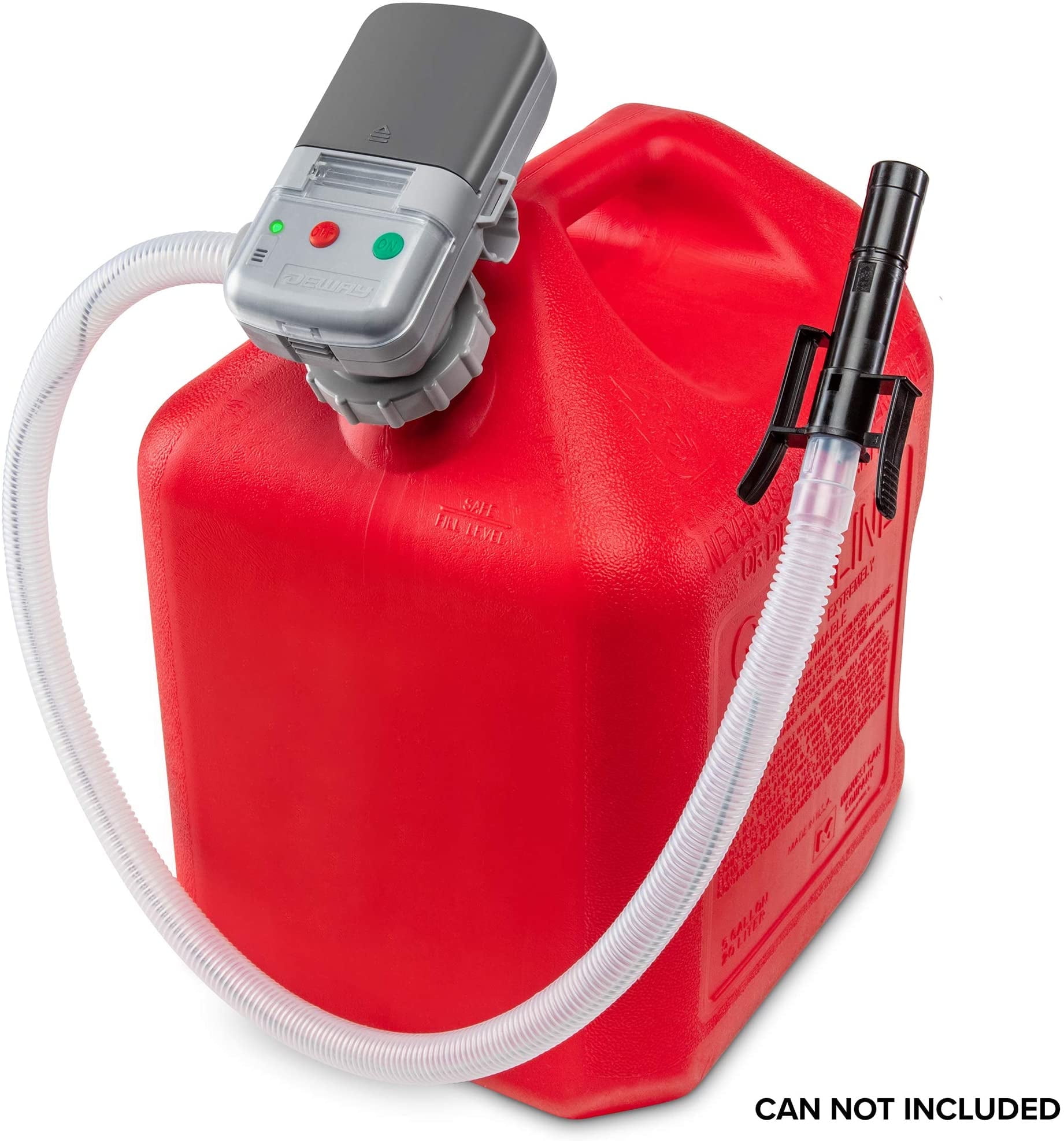 Deway Automatic Fuel Transfer Pump with Auto-Stop, AA Battery Powered
