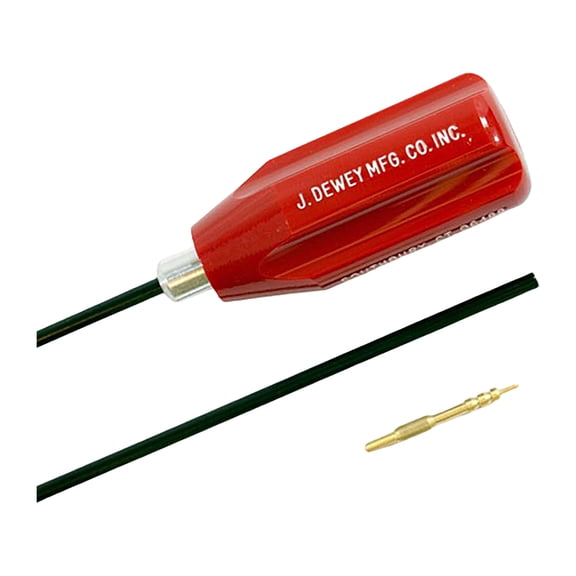 Dewey 1-Piece Gun Cleaning Rod 20 Caliber 42" Nylon Coated 5-40 Thread