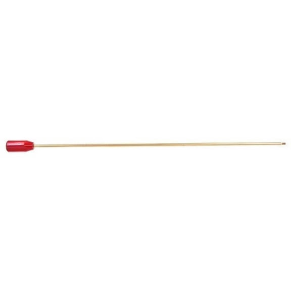 Dewey 1-Piece Shotgun Cleaning Rod 26" Brass 12-28 Male Thread with 5/16-27 Adapter